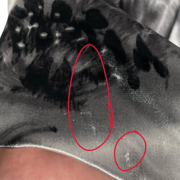 BCX Juniors Y2K Babydoll Party Dress Sz 3 Dark Floral Whimsigoth Event Gala Glam - Picture 5 of 9